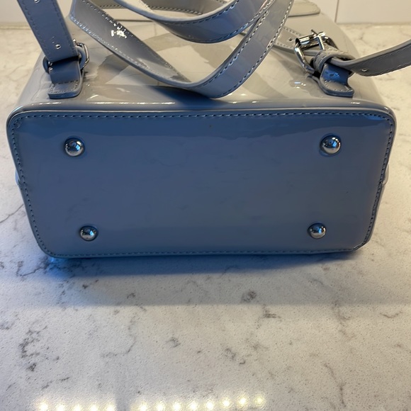 Vinyl Backpack Purse - easy to clean - wipe off with wet rag-9” W x 11” H x 3” D - Picture 11 of 13